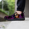 Day of the Dead Calavera Girl Sneakers in Purple