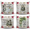 Alice in Wonderland Throw Pillow Cushion Cover Set!