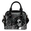 'Day of the Dead' Calavera Girl Eco-Leather Shoulder Handbag