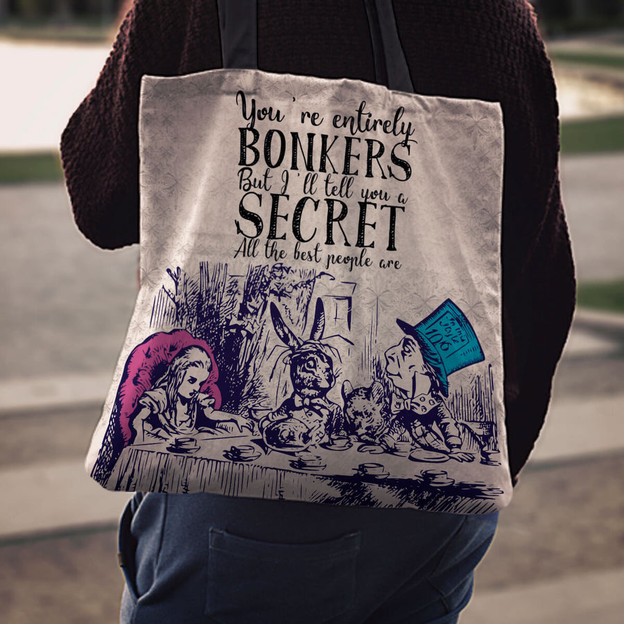 Alice in Wonderland Tote Bags