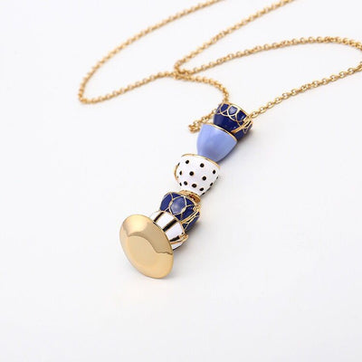 Alice in Wonderland Teacup Necklace