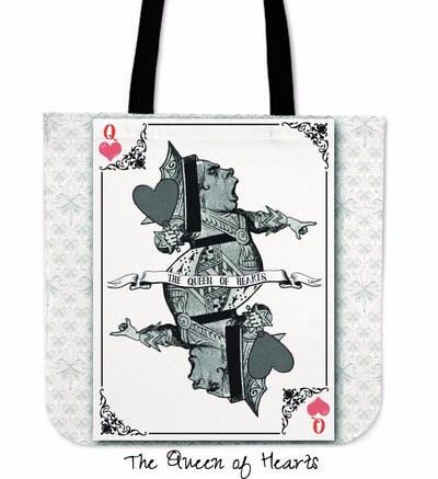Alice in Wonderland Queen of Hearts Tote Bag