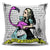 Alice in Wonderland Tarot Throw Pillow (Scatter Cushion Cover)