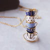 Alice in Wonderland Teacup Necklace