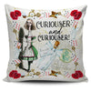 Alice in Wonderland Cushion Cover (Decorative Throw Pillow). Click this image for more details!