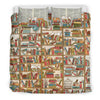 Book Themed Bedding Set for Cat & Book Lovers. Click this image for more details!