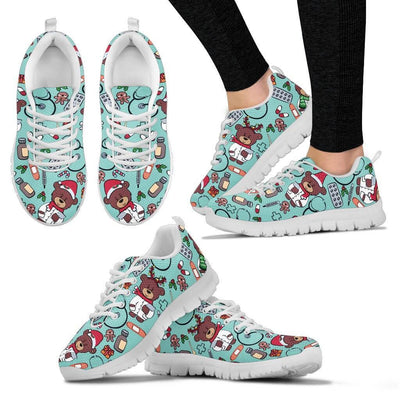 Christmas Nurse Sneakers for Pediatrics (Nursing Tennis Shoes for Women). Click this image for more details!