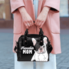 Frenchie Mom Eco-Leather Shoulder Handbag for French Bulldog lovers. Click this image for more details!