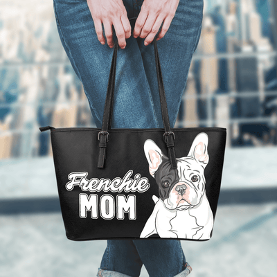 Frenchie Mom Eco-Leather Tote Bag (French Bulldog). Click this image for more details!