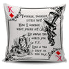 Alice in Wonderland Mad Hatter Throw Pillow Cushion