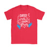 Funny Nurse Women's T-Shirt "Coffee, Scrubs and Rubber Gloves". Click this image for more details!