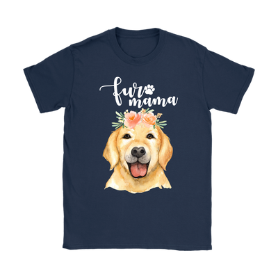 Golden Retriever Fur Mama T-Shirt for Women. Click this image for more details!